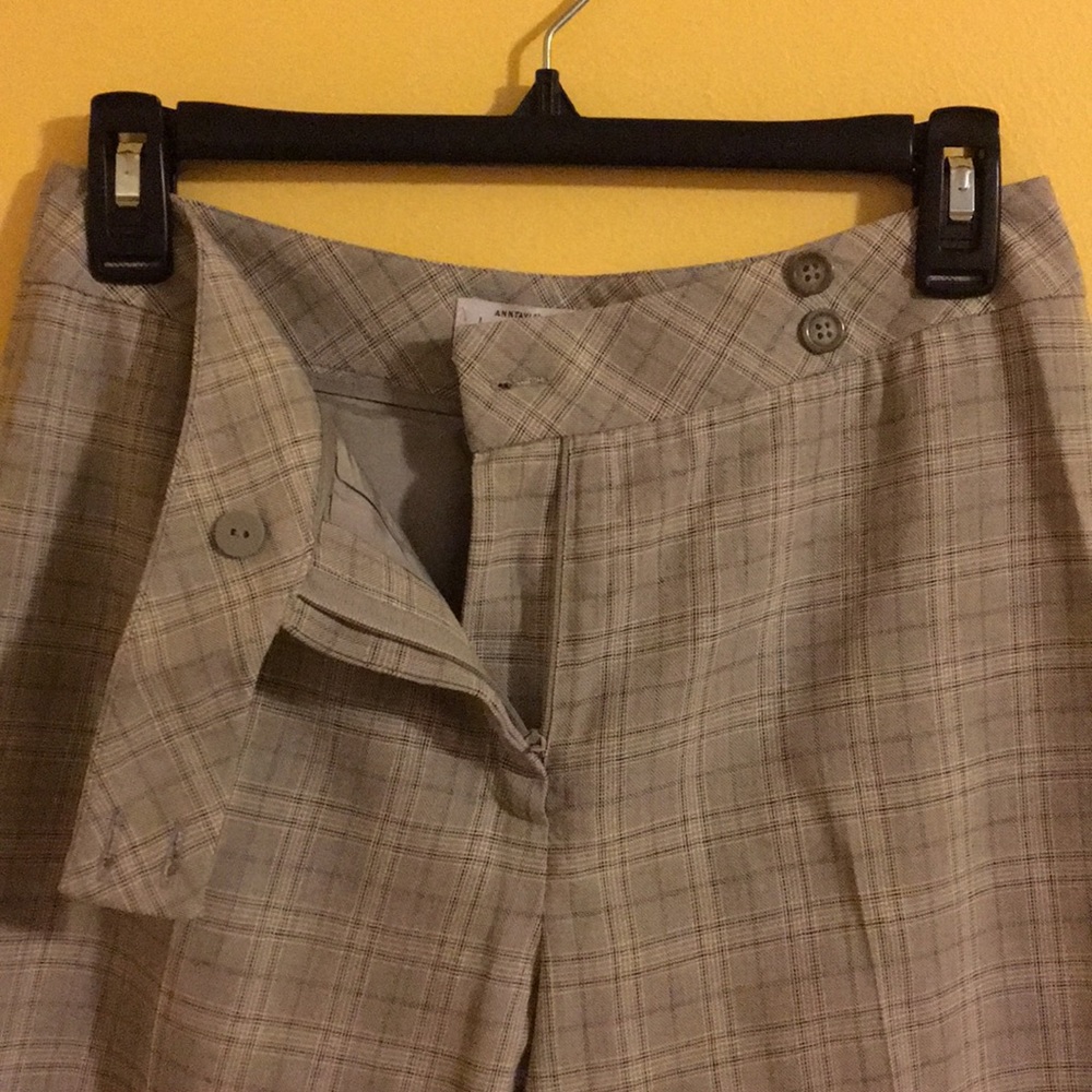 Ann Taylor Loft Plaid Slacks
